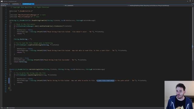 UE5 C++ 1 - How To Read and Write Text Files with C++? - Unreal Engine Tutorial Editor CPP