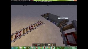 Minecraft: How to make a basic redstone train crossing!