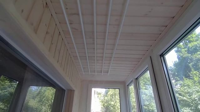 ОТДЕЛКА БАЛКОНА ВАГОНКОЙ ТУМБОЧКИ ИЗ ВАГОНКИ,ПРОПИТКА ... смотреть онлайн