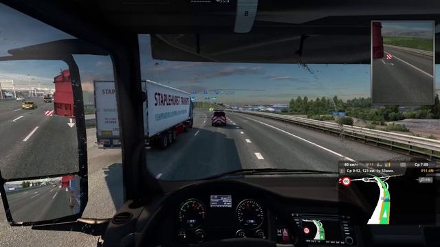 Euro Truck Simulator 2. СБП-СБП. Перевозка крупногабаритного груза.