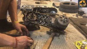 Замена коленвала Yamaha Jog 2JA. Dangerous_Zone