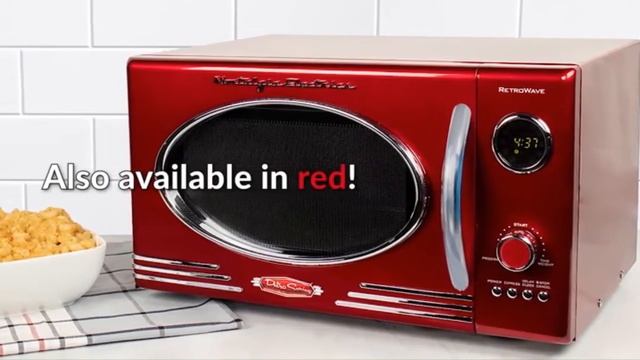 Nostalgia RMO4AQ Retro Countertop Microwave Oven Review смотреть онлайн