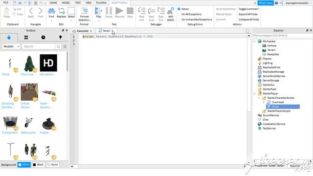 [Roblox studio] How to increase player health (2021) смотреть онлайн