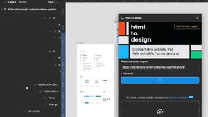 Плагин для переноса html кода в фигму