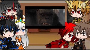 Kaiju react to Godzilla & Kong vs Mechagodzilla : Godzilla vs Kong (Gacha Club)