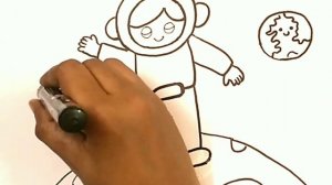 How to draw an Astronaut