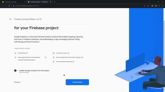 7.Creating A New Firebase Project For Our Chatting App | Chatting App In Flutter