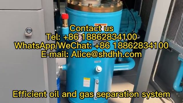 Direct Driven 55kw 75Hp Industrial Air Compressor Rotary Double Screw Compressor смотреть онлайн