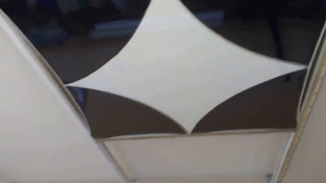 многофактурные, многоцветные натяжные потолки, пайка пленки ПВХ разных цветов  по кривой