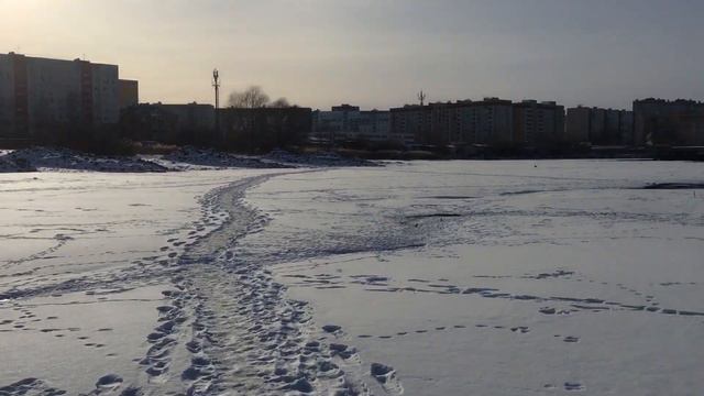 #пенза #арбеково #пруд #слив #ил #чистят #пруду30+лет #2023 #природа #зима #январь #вода #камыш