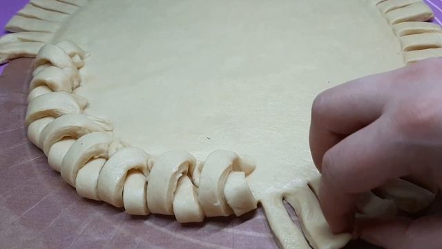 ПИРОГ Косичка С Вареньем?Пирог из песочного тесто?Оддий вареньялик  пирог