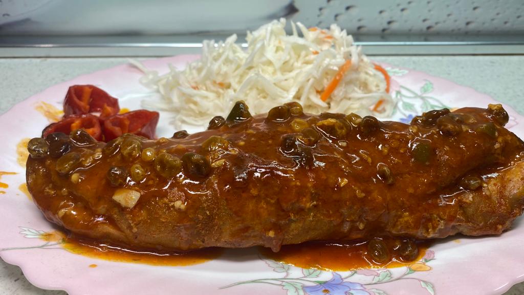 Свиная вырезка под кисло-сладким соусом. Вкусно и полезно! смотреть онлайн