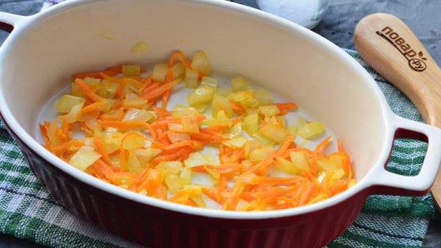Курица с перловкой в духовке
