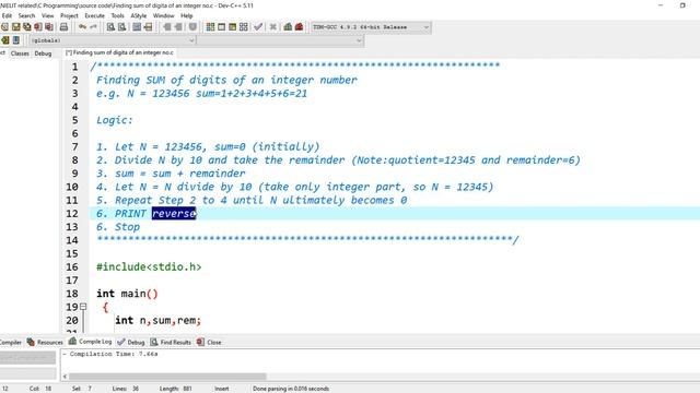 PLC 02 08 Sum of digits of an integer number смотреть онлайн