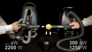 Сравнение мощности пылесосов Miele и Electrolux ZUS