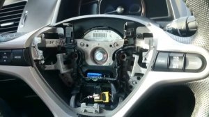 Как снять подушку безопасности водителя хонда цивик 4d Honda civic