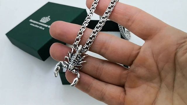 Серебряный кулон Скорпион смотреть онлайн