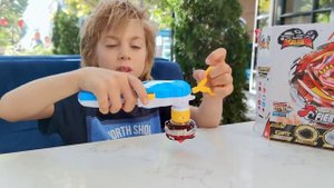 INFINITY NADO FIERY DRAGON - ONE BUTTON FLIP - ???  (Toys for Kids)