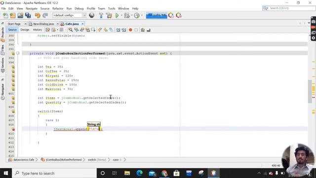 Java tutorial | Project cafe System #5 | For Absolute Beginners #14