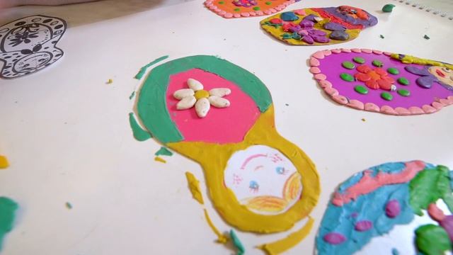 Пластилинография "Матрешка" смотреть онлайн