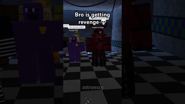 PURPLE GUY BULLIED ?? #roblox #meme #fnaf #fivenightsatfreddys #funny #robloxmemes #viral