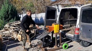 измельчитель веток своими руками веткоруб  . спил деревьев