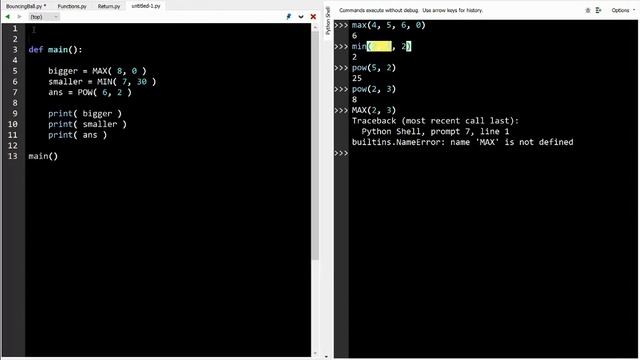 Python - Max Min and Pow Functions Tutorial 15 – смотреть онлайн видео ...