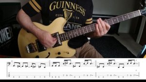 Something Bass Cover with Tab/Notation:The Beatles