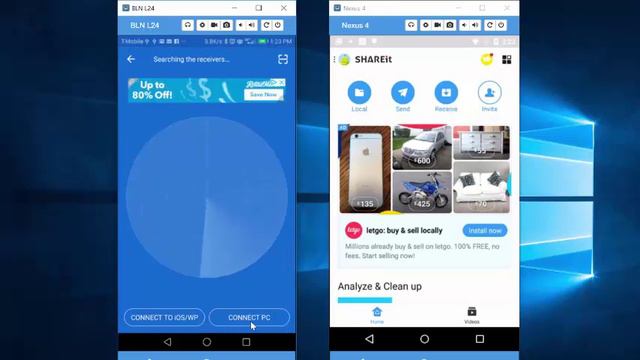 Android App Sharing Using ShareIt App Transfer using ShareIt смотреть онлайн