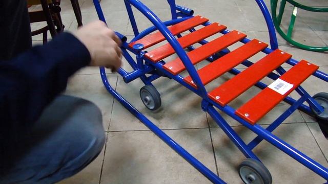Санки санимобиль с колёсиками