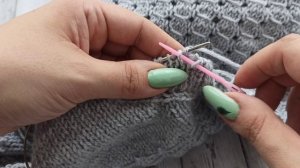 Фабричное закрытие резинки иглой