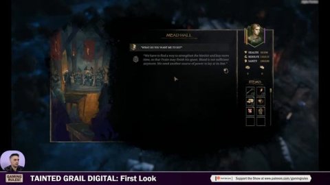 Tainted Grail Digital: First look with Gaming Rules!