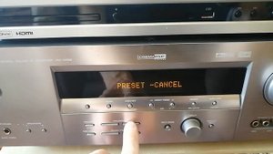 Yamaha RX-V459 Сброс настроек на заводские. Factory reset.