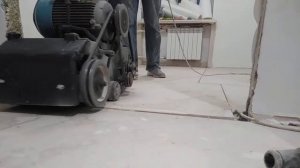Шлифовка фанеры циклевочной машиной СО-206