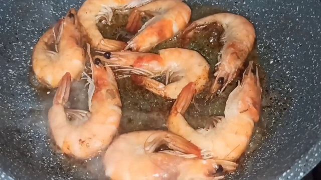 Очень вкусные жаренные криветки.