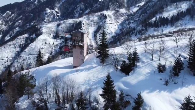 ГОРНАЯ АДЖАРИЯ. САМАЯ ВЫСОКАЯ КАНАТНАЯ ДОРОГА В ЕВРОПЕ