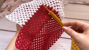 ОЧЕНЬ ПРОСТАЯ САЛФЕТКА КРЮЧКОМ на основе бабушкиного квадрата. Мастер класс (для начинающих)