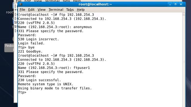 Configuring FTP Server vsftpd with authenticated user