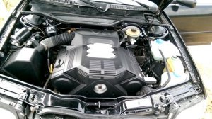 Демонстрация работы двигателя Audi a6 2.6 abc