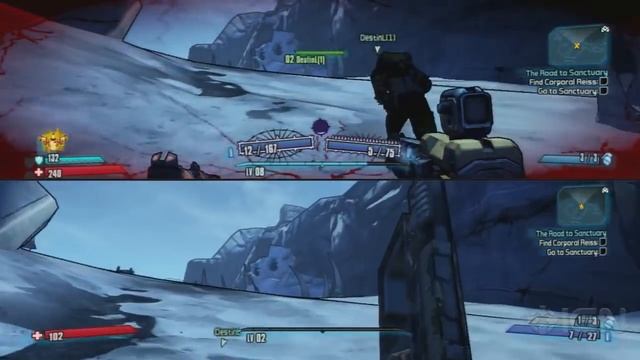 Borderlands 2 Multiplayer Gameplay - Local Co-Op Mode Commentary смотреть онлайн