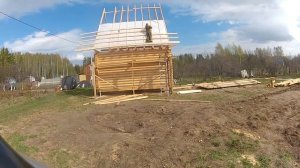 Строю дом 6х6. Обрешетка и контробрешетка крыши для профнастила.