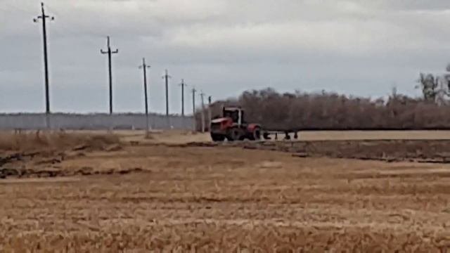 К744 безотвальная вспашка
