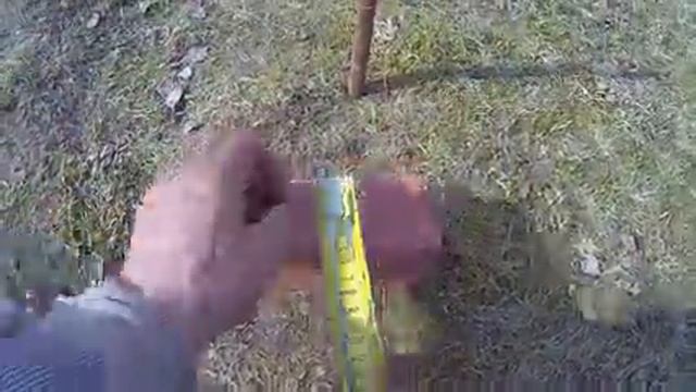 Разбивка фундамента курятника.