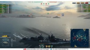 World of Warships Indianapolis американский крейсер Индианаполис