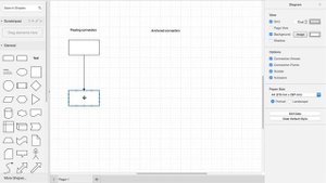How to add connectors and connect shapes to your draw.io diagrams