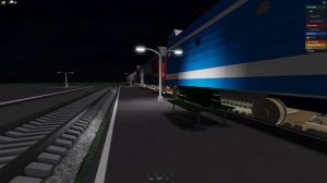 Прибытие поезда ЭП1М с поездом Москва - Саранск на станциию Саранск (ПЖД от kir)