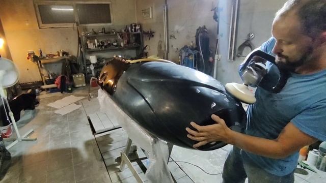 Реставрация мотоцикла Panonia.Серия 4.Полировка.