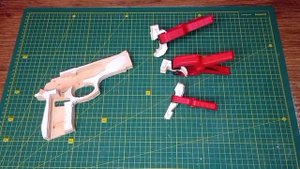 Пистолет из фанеры M9,своими руками