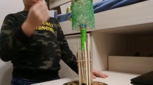 Настольная лампа своими руками из подручных материалов!