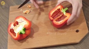 Вы ещё так не готовили! Фаршированный перец с тунцом и овсяными хлопьями. Рецепт здорового питания.